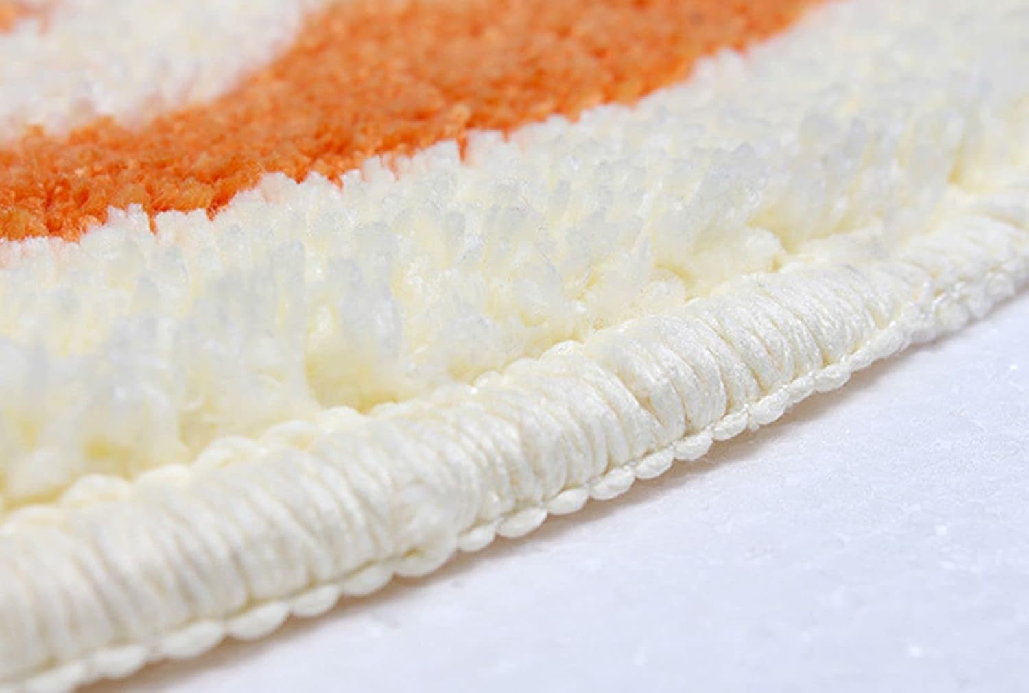 ChezMax Bonita alfombra de baño para baño, tapete antideslizante con forma de fruta, tapete absorbente para ducha, tapete lavable de microfibra de dibujos animados divertidos para cocina, interior,