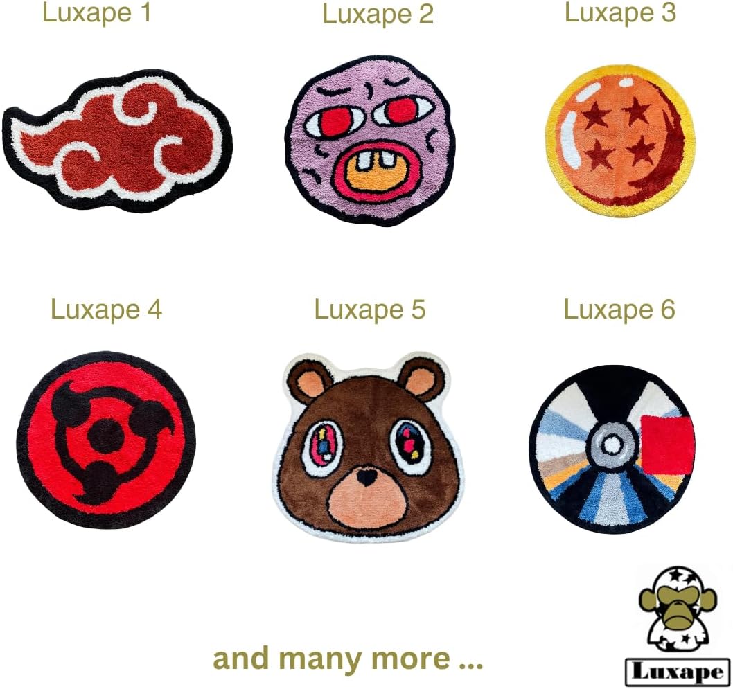 Alfombra de cd - Hypebeast Y2K Rug - Decoración copetuda hecha a mano - Hecho a mano y de alta calidad - 28 pulgadas (27.6 in) - Decoración estética de habitación - Alfombra de baño de diseño -