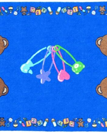 Kids Niños Alfombras Baby Bears # 2030 5 'x 8' mundo educativo del y Play Rug