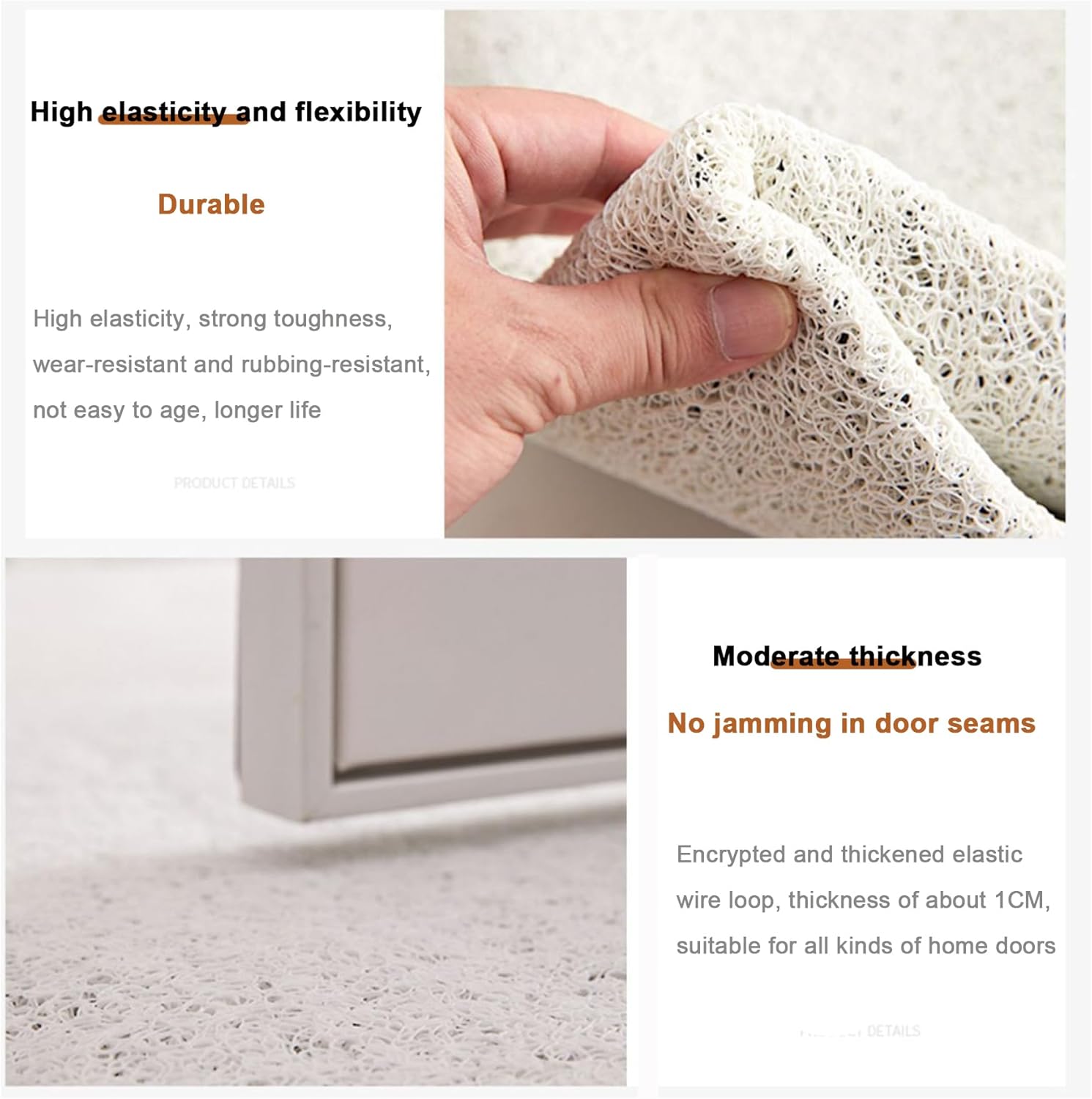 PVC Doormat Entrance Rugs Heavy Duty Welcome Mats, Red Christmas Outdoor Indoor Mats Non Slip Rubber Backing for Front Door/Yard/Garage/Garden, 50x50cm/19.69x19.69in Red Christmas Tree