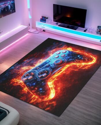 Alfombra de habitación de jugadores para niños, alfombra de habitación de jugadores, alfombra para habitación de adolescentes, alfombra de dormitorio para niños, tapete de control de gamepad para