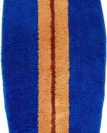 Alfombra de tabla de surf, tapete de baño con forma de tabla de surf para decoración de habitación Y2K, alfombra Hypebeast antideslizante para decoración de sala de estar, alfombra Stussy para