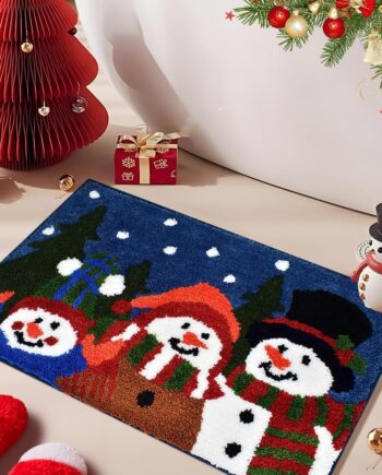 Quimoy Alfombra de baño de Navidad