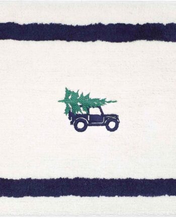 IZOD - Alfombra de baño, suave y absorbente con respaldo antideslizante, decoración del hogar festivo, artículos esenciales para la habitación del dormitorio (colección Pine Trail, 20 x 32 pulgadas)