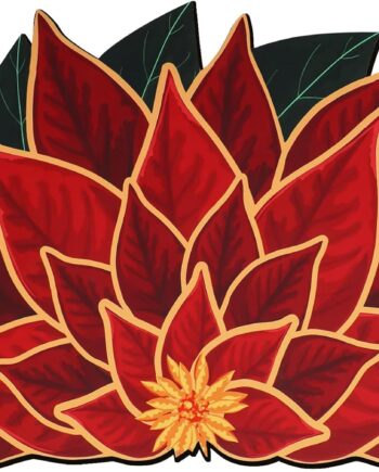 Tapete de Pascua de Navidad con diseño floral, antideslizante, para puerta de invierno, para interiores, Navidad, vacaciones, dormitorio, decoración del hogar (27.6 x 19.7 pulgadas)