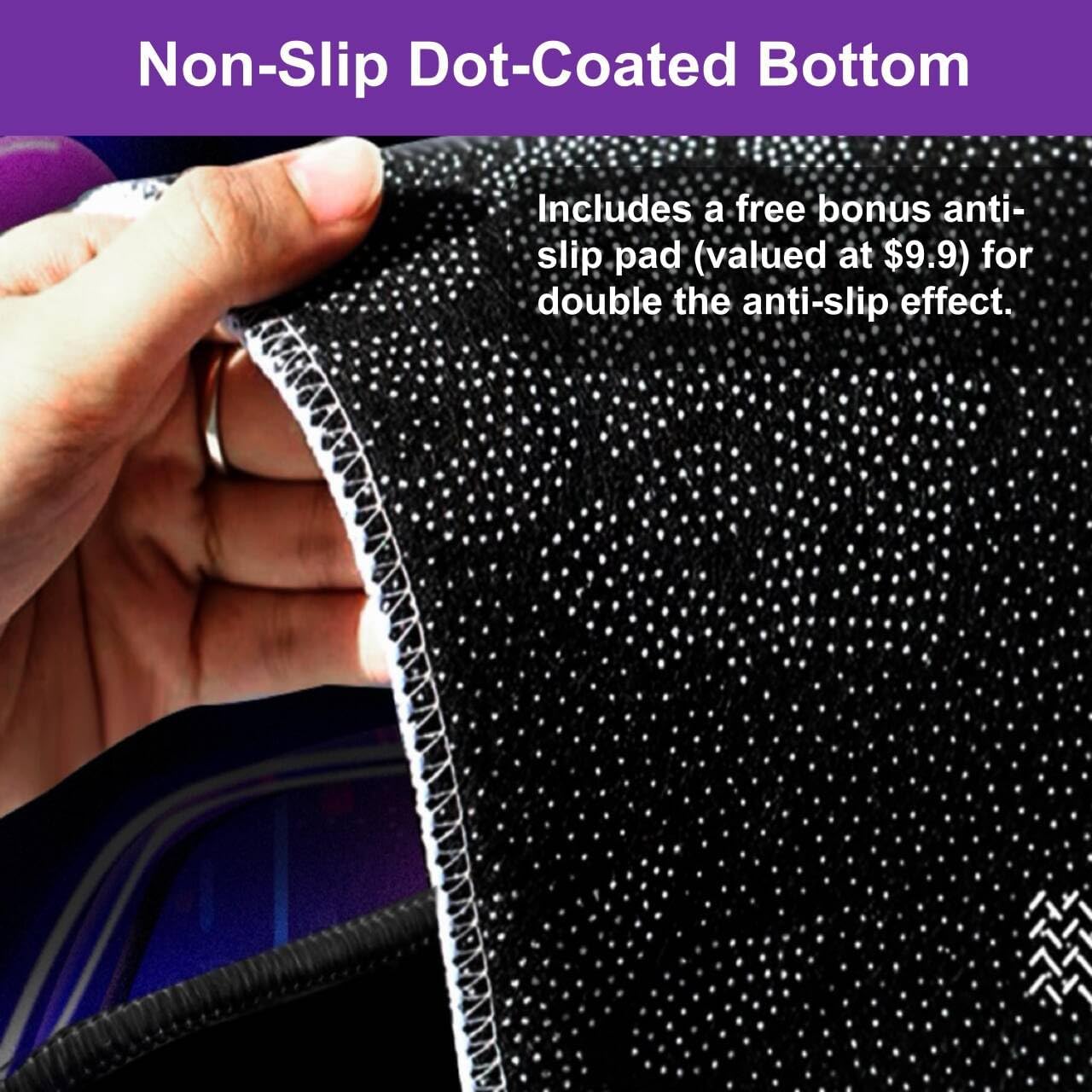 Alfombra de videojuegos para habitación de niños, 35 x 24 pulgadas, pequeña, colorida alfombra con controlador para entrada de sala de juegos, antideslizante, fácil de limpiar, decoración de cabecera