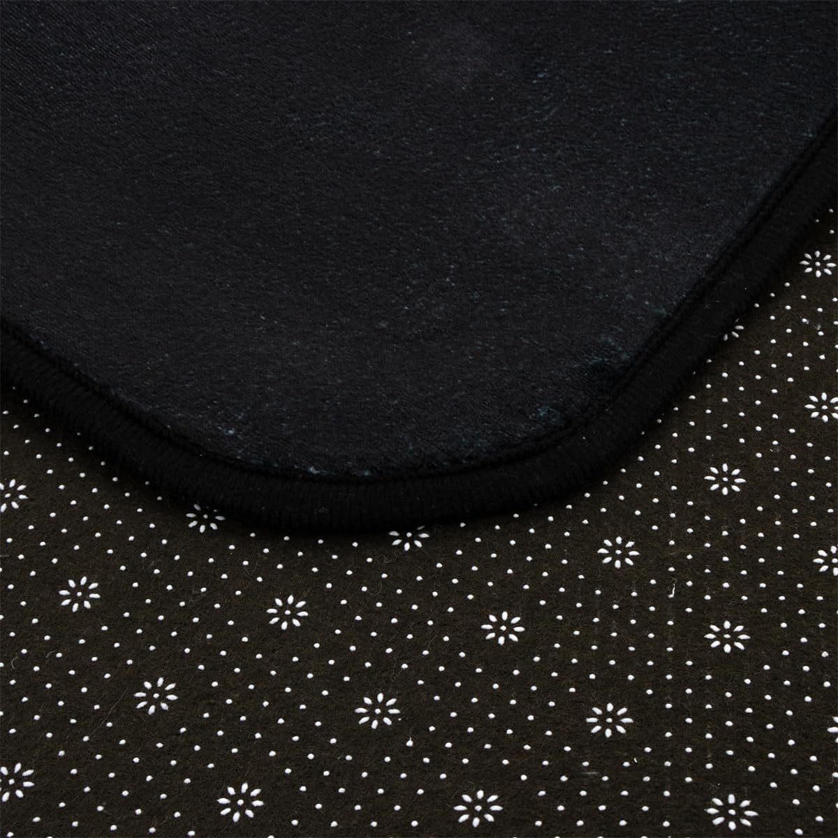 NTBED Tapete de consola de juegos Galaxy para dormitorio, sofá, sala de juegos, decoración geométrica para mesita de noche, alfombra decorativa para el suelo de los jugadores (5 x 8 pies, negro)