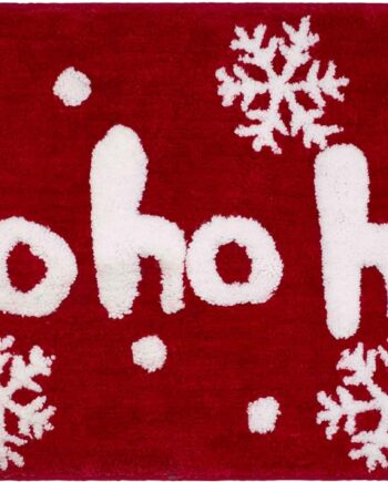 Avanti Linens - Alfombra de baño, suave y absorbente con respaldo antideslizante, decoración del hogar de vacaciones (colección Ho Ho Ho, 20 x 30 pulgadas)