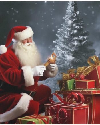 Merry Christmas Santa's Gift Area Rugs Soft Crystal Velvet Carpets Washable Living Room Rugs Modern Bedside Rugs Non-Slip Large Floor Mats for Bedroom Kitchen Dining Room