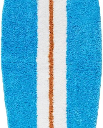 Alfombra de tabla de surf, tapete de baño con forma de tabla de surf para decoración de habitación Y2K, alfombra Hypebeast antideslizante para decoración de sala de estar, alfombra Stussy para