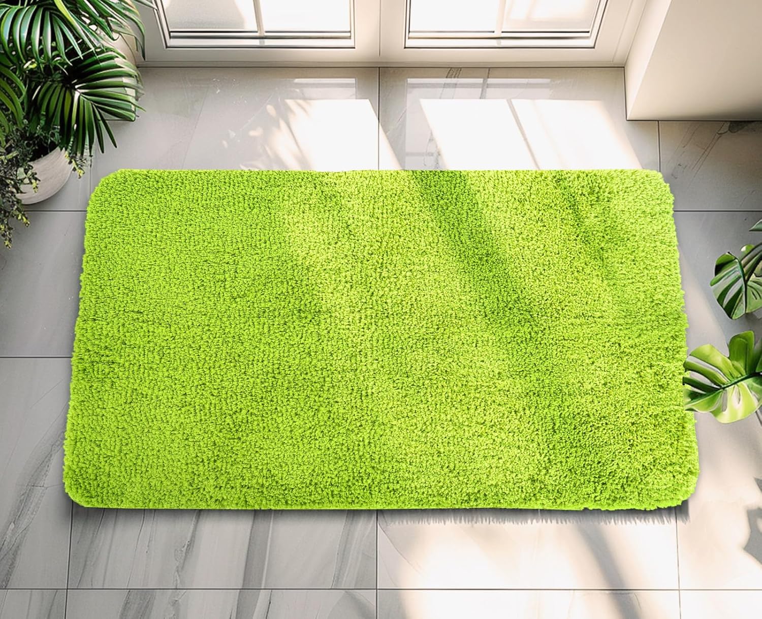 Alfombra de baño de Navidad, rectangular, absorbente, antideslizante, para puerta delantera, para invierno, Navidad, hogar, entrada, 19.7 x 31.5 pulgadas
