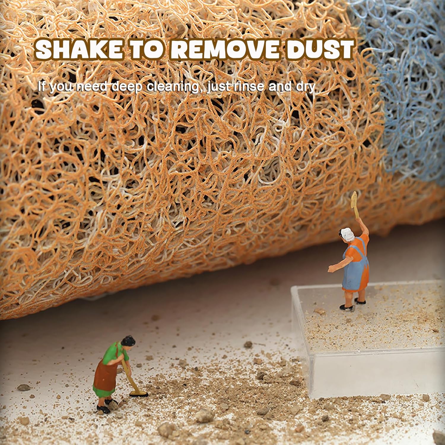 PVC Doormat Entrance Rugs Heavy Duty Welcome Mats, Red Christmas Outdoor Indoor Mats Non Slip Rubber Backing for Front Door/Yard/Garage/Garden, 50x50cm/19.69x19.69in Red Christmas Tree