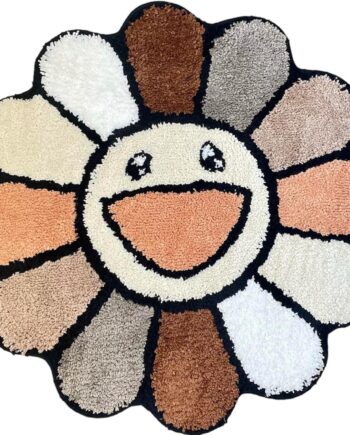 Alfombra Murakami hecha a mano y de alta calidad, 28 pulgadas (27.6 in) - Decoración Hypebeast - Sala de estar, dormitorio, habitación de los niños, tapete para puerta - Decoración estética de