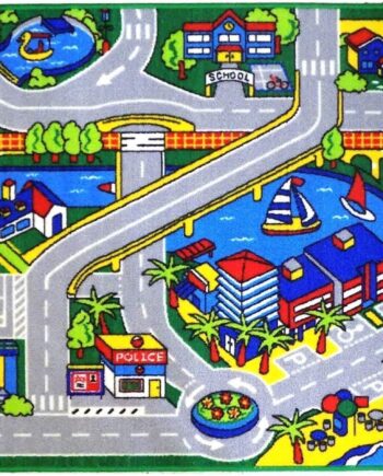 Abc Shapes tapete para niño con diseño de letras para aprendizaje del alfabeto, Nylon