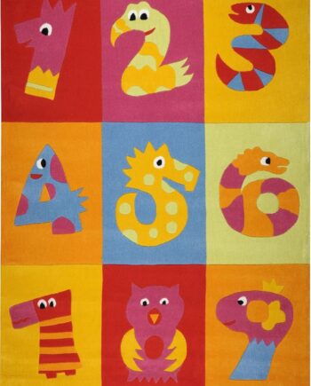 Alfombra de diseño contemporáneo tejida a mano (63.0 x 90.6 in), multicolor