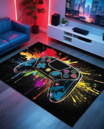 Alfombra de juego para habitación de niños, 3 x 5 pies, antideslizante, para dormitorio, sala de estar y decoración de sala de juegos