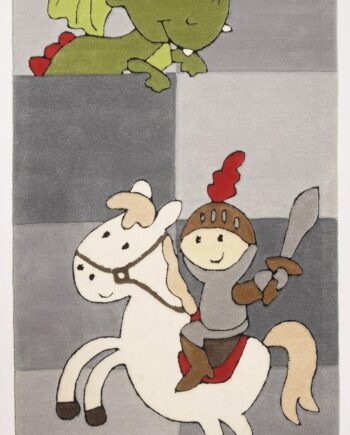 Alfombra Theko Classic tejida a mano, color gris