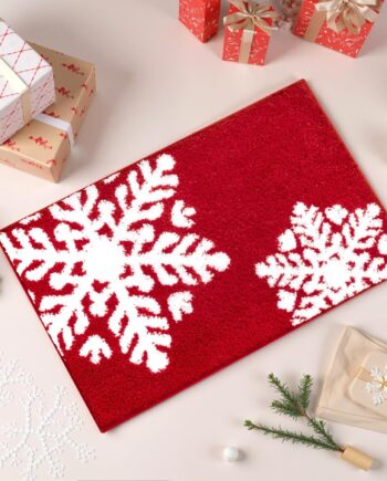 GRANNY SAYS Alfombra de baño de Navidad, 32 x 20 pulgadas, alfombras de baño de microfibra bonitas, alfombra lavable para bañera, tapete de baño antideslizante, decoración de Navidad para interiores