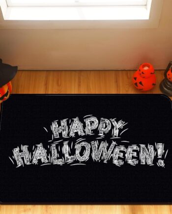 Alfombra de Halloween, tapete de baño de murciélago para decoración de Halloween, tapete de baño de Halloween, tapete absorbente de agua, antideslizante, para puerta delantera, sala de estar