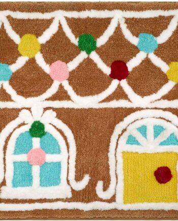 Avanti Linens - Alfombra de baño, suave y absorbente con parte trasera antideslizante, decoraciones navideñas (colección Sweet Treat, 21 x 34 pulgadas)