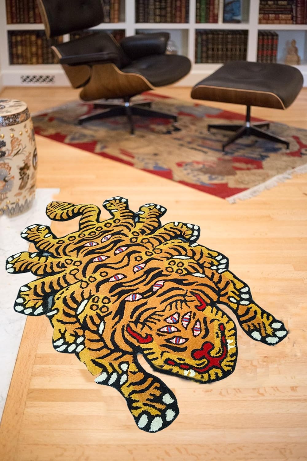 Modern Carpet - Tapete de baño, tapete de entrada para dormitorio, cocina, tapete de área de dibujos animados para baño, bañera, tapete de baño suave (3 x 5 pies)