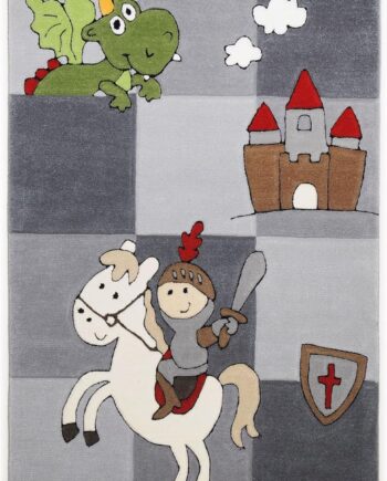 Alfombra Theko Classic tejida a mano, color gris