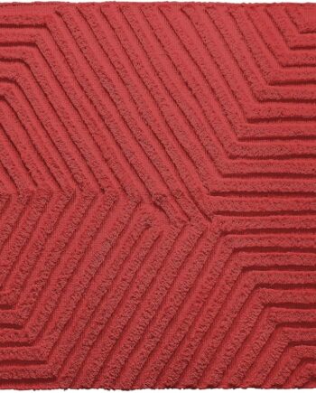 Alfombra de baño bohemia de 2 x 3 pies, lavable a mano, tejida a mano, con borlas, para entrada, vestíbulo, dormitorio o cocina, ladrillos óxido