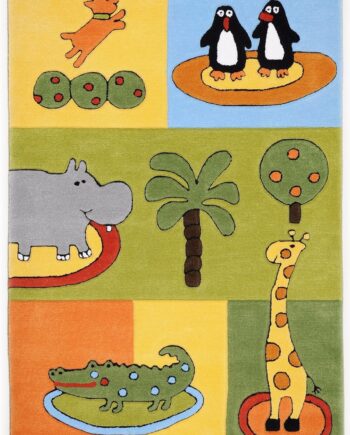 Alfombra Theko Classic tejida a mano de diseñador de color Multicolor Variaciones de tamaño