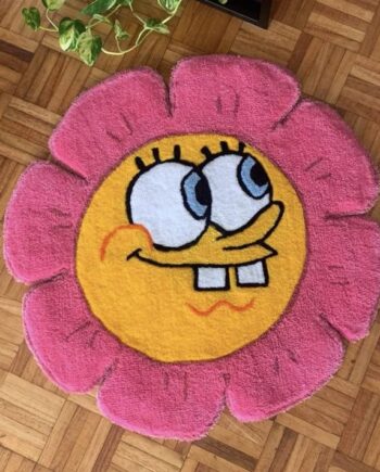 Alfombra Bob Esponja Flor de la Felicidad
