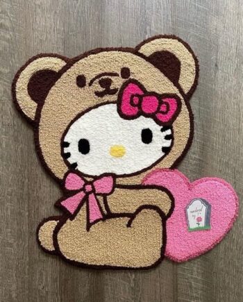 Alfombra Hello Kitty Oso y Corazón R.I.P.