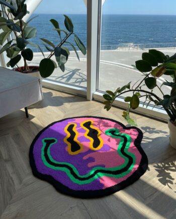 Alfombra Cara Derretida Psicodélica (Melting Face)