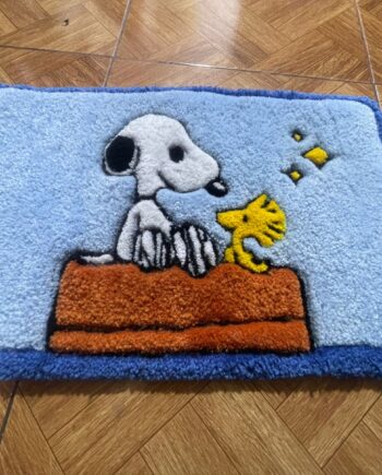Alfombra de Snoopy y Woodstock