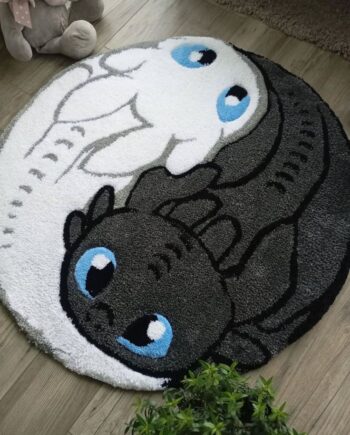 Alfombra Yin y Yang de Chimuelo y Furia Luminosa