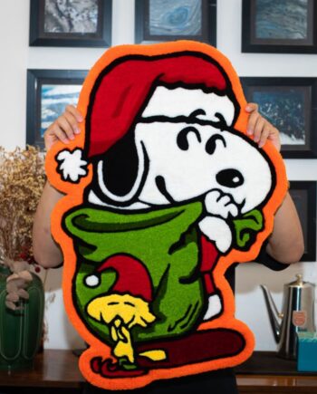 Alfombra de Snoopy Navideño