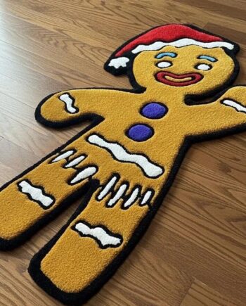 Alfombra de Galleta de Jengibre Navideña