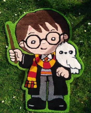 Alfombra Harry Potter de Cuerpo Completo con Hedwig