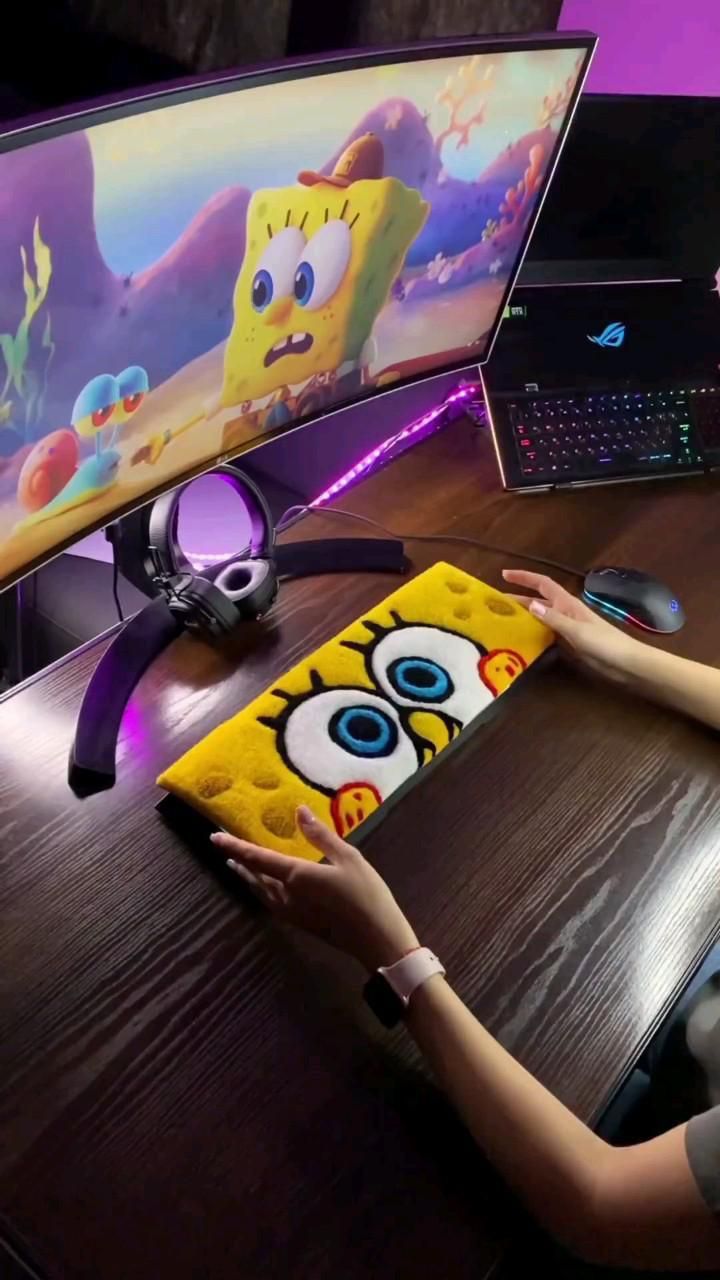 Mousepad/Desk Mat Ojos de Bob Esponja