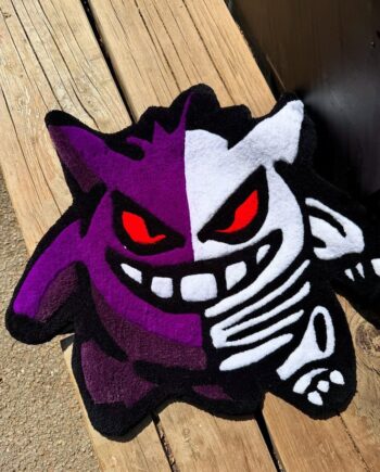 Alfombra Gengar Mitad Esqueleto