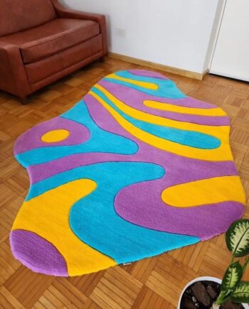 Tapete Abstracto Ondulado Neopop