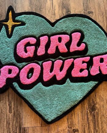 Tapete Corazón "Girl Power"