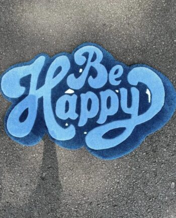 Tapete Nube "Be Happy" Azul