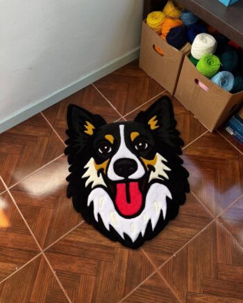 Tapete de Border Collie Feliz
