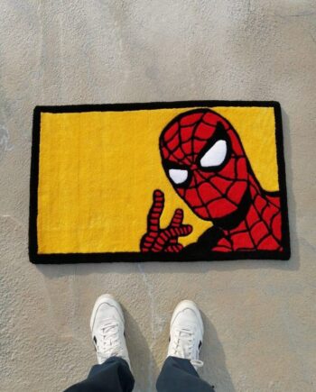 Alfombra Rectangular Spider-Man Saludo